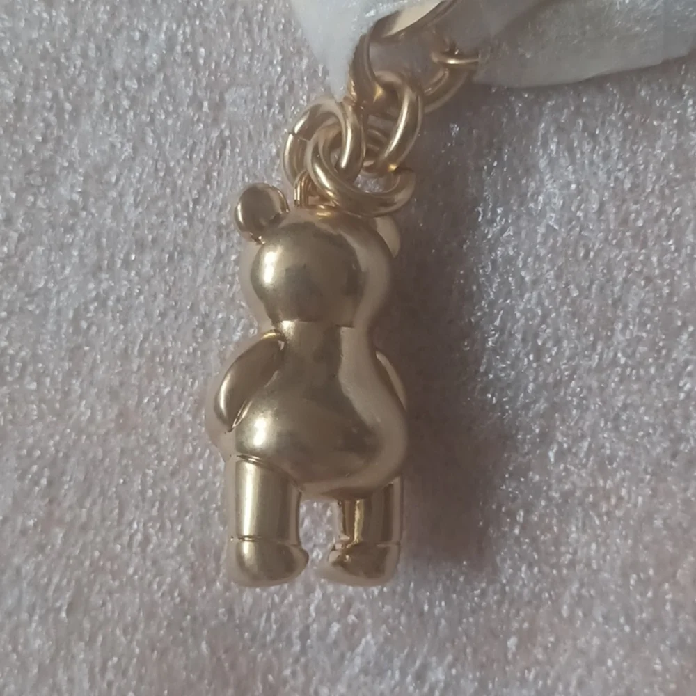 NWT COACH Valentine's Day Bear Bag Charm - Picture 3 of 5